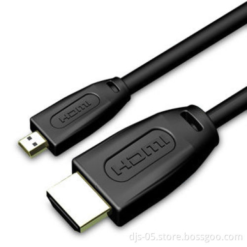 HDMI AM to DM Cable, HDMI 19pin Male to Micro HDMI 19pin Male for Mobile Phone and Digital Camera